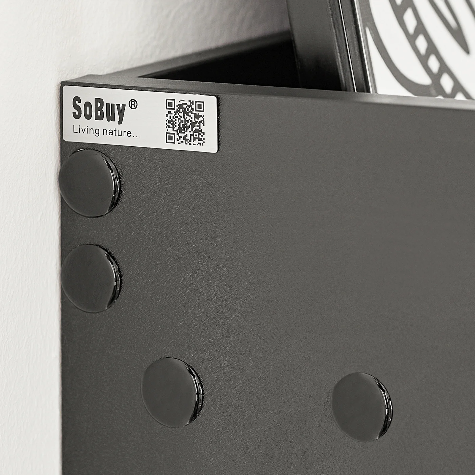 SoBuy FWT18-SCH Mesa de Pared Negro - Image 7