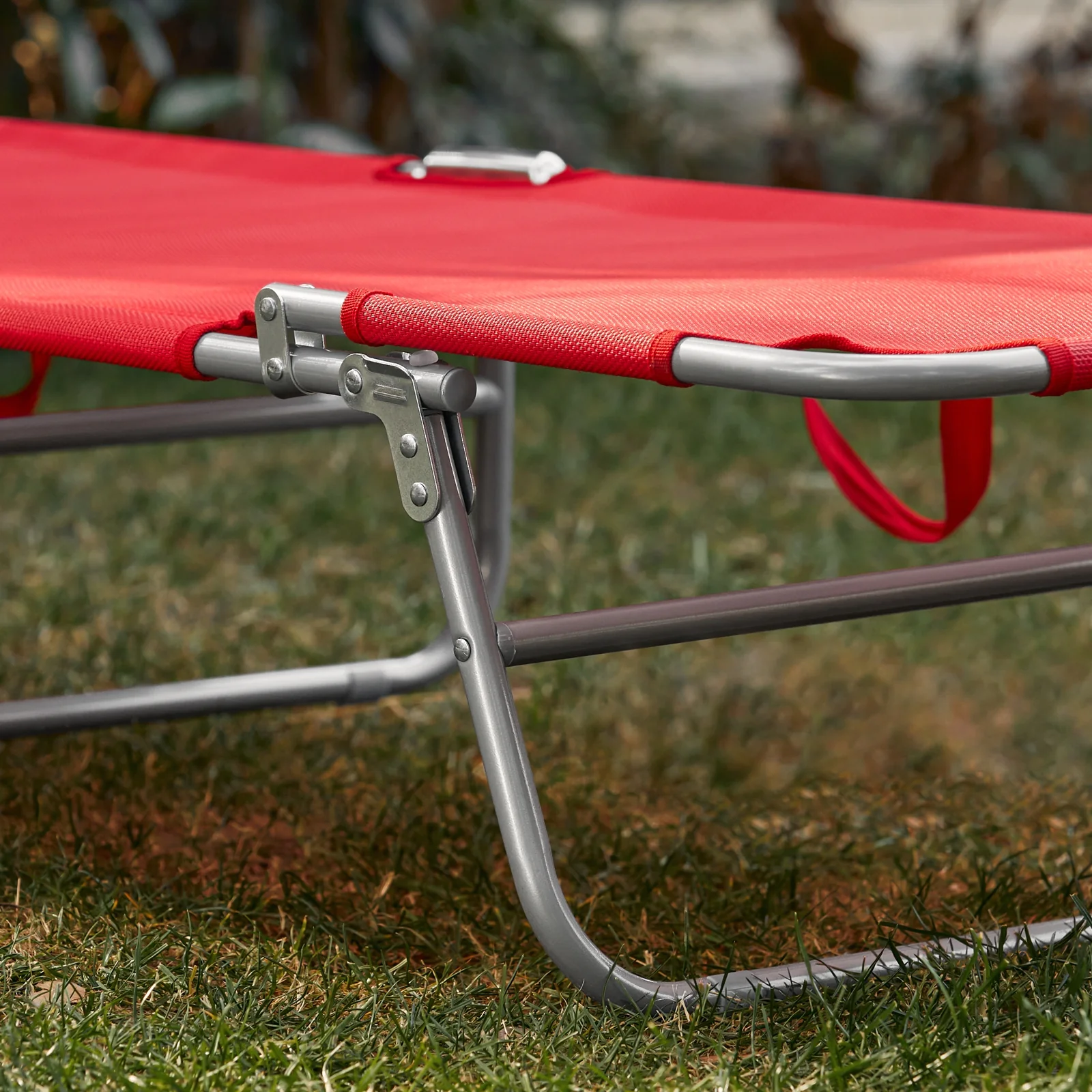 SoBuy OGS48-R Tumbona Plegable con Respaldo Reclinable y Parasol - Image 5