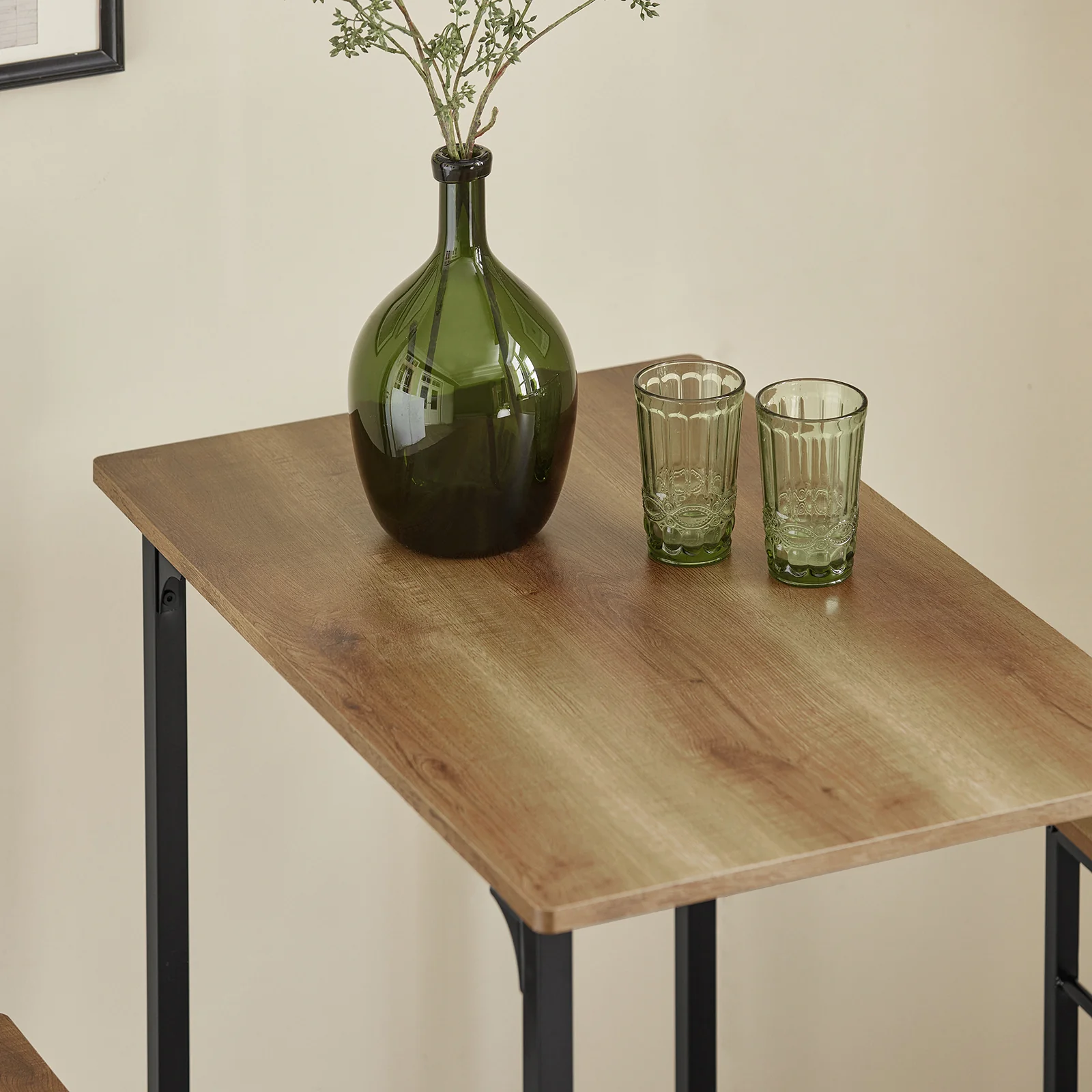 SoBuy OGT10-PF Juego de Mesa Alta de Bar con 2 taburetes - Image 6