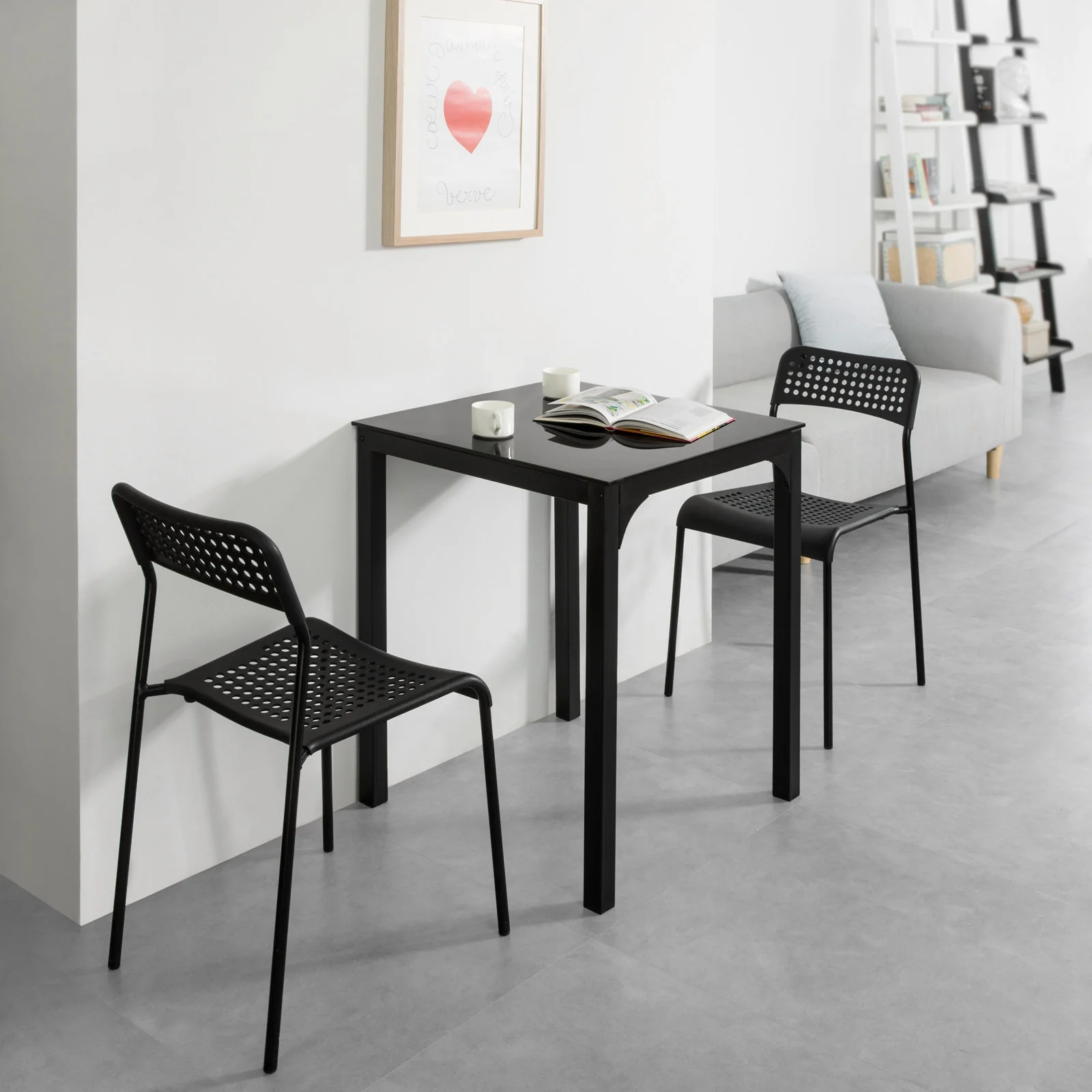 SoBuy OGT38-K-SCH Mesa Cristal Templado 60 x 60 x 75 cm - Image 4