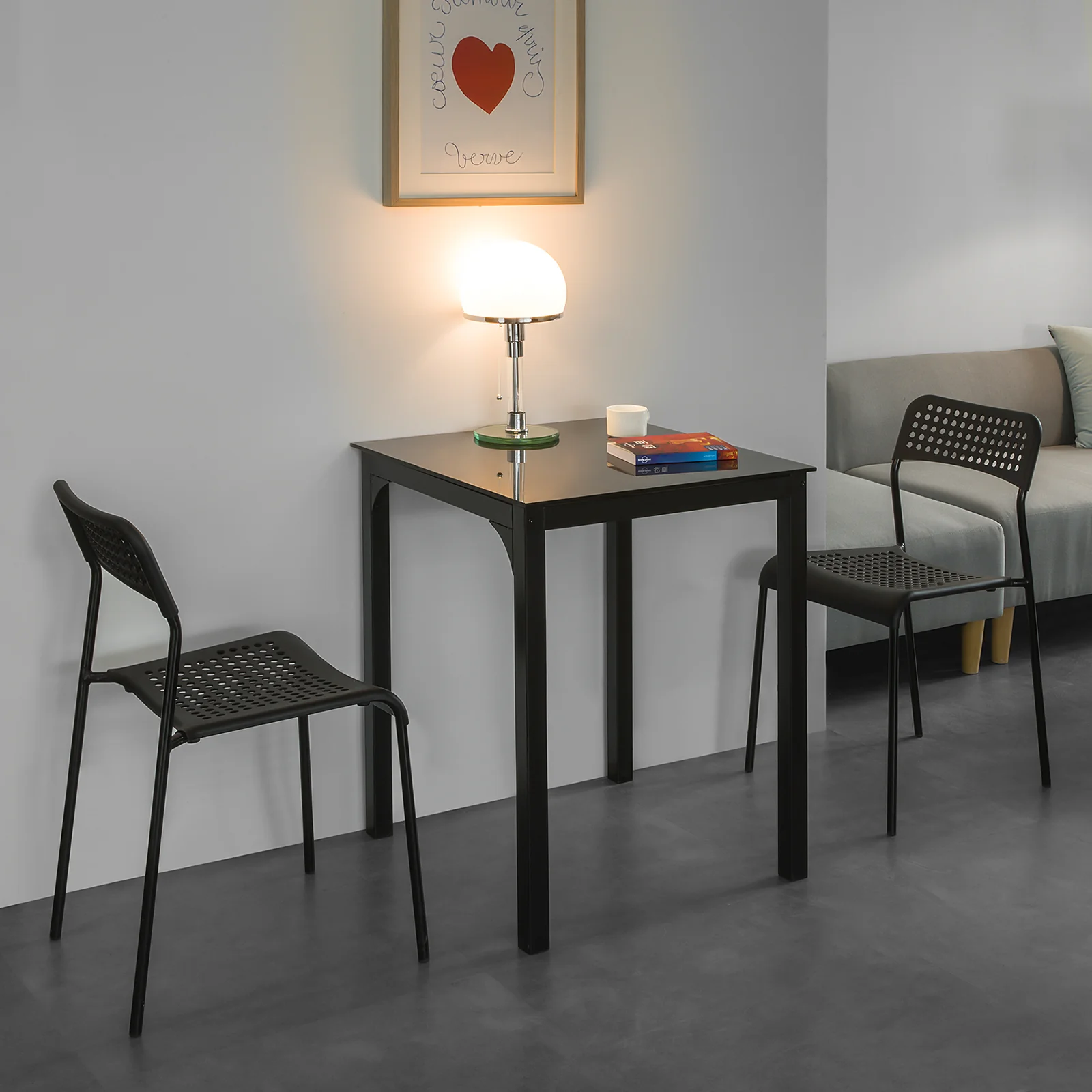 SoBuy OGT38-K-SCH Mesa Cristal Templado 60 x 60 x 75 cm - Image 7