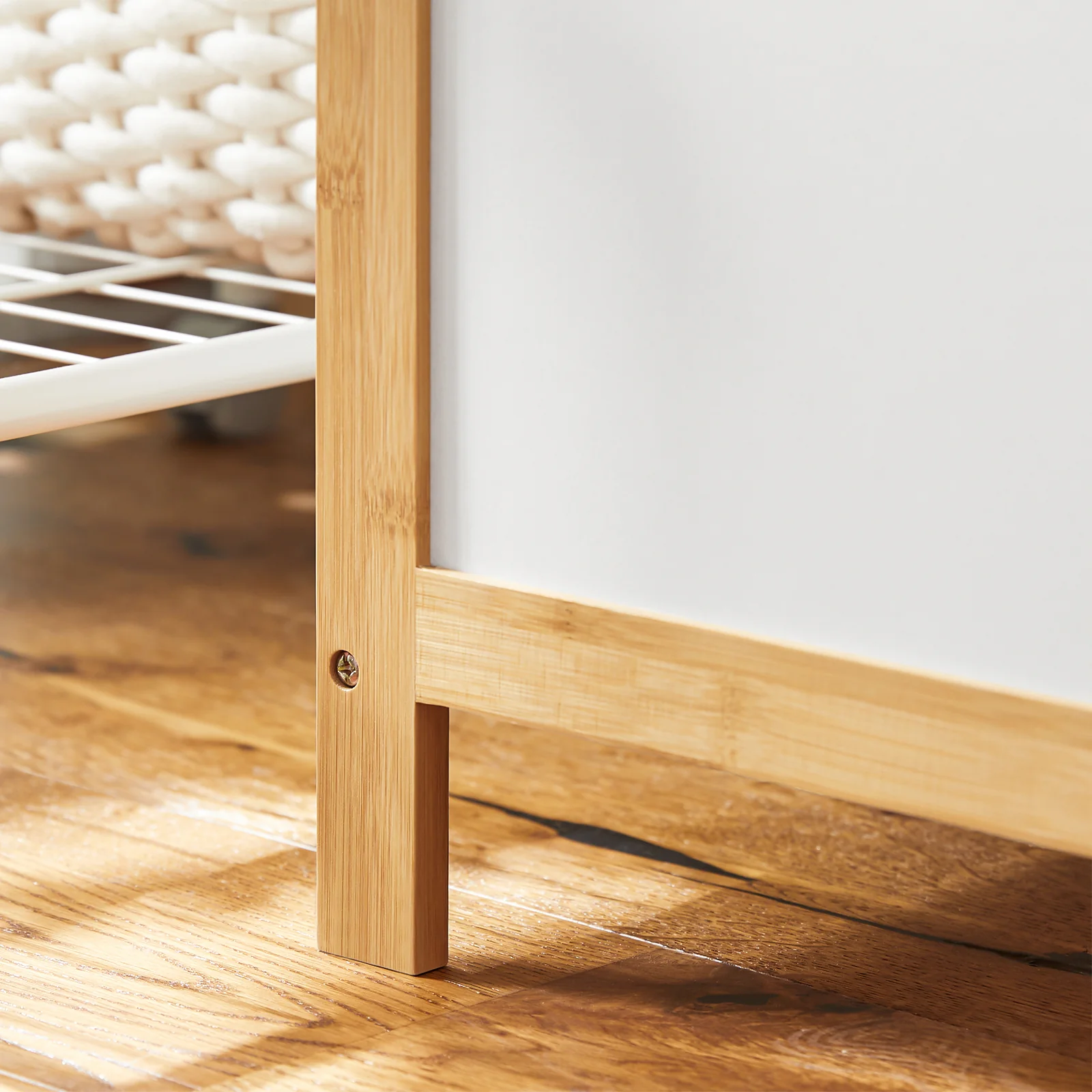 SoBuy FSS66-WN Cesto para la colada Armario de baño Blanco - Image 8