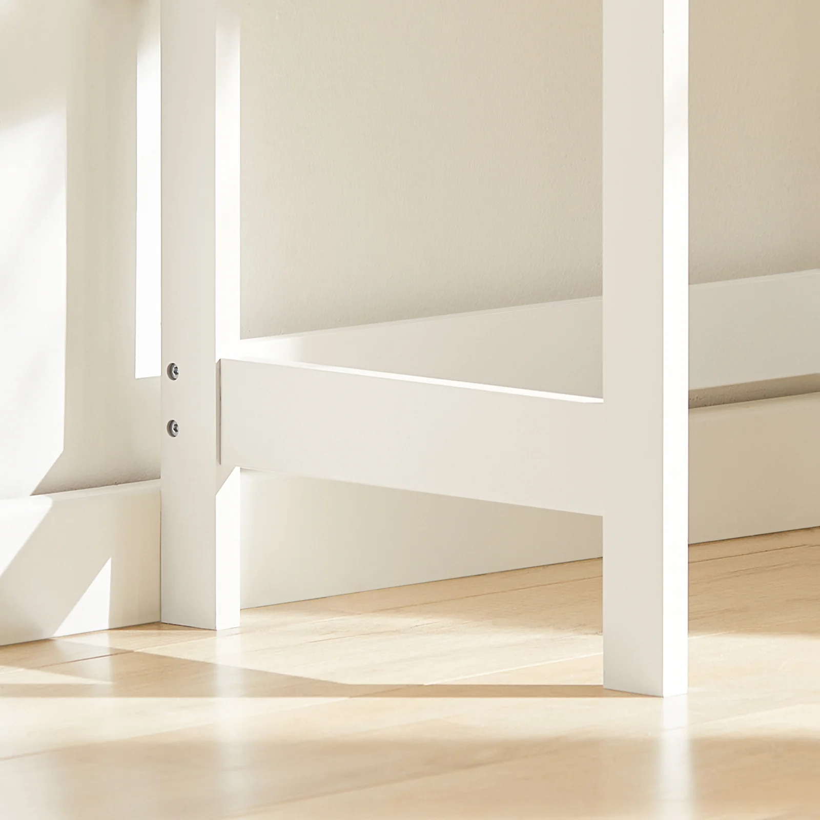 SoBuy FWT43-W Mesa de escritorio con un cajón y 2 ganchos Blanco 60x40x76 cm - Image 9