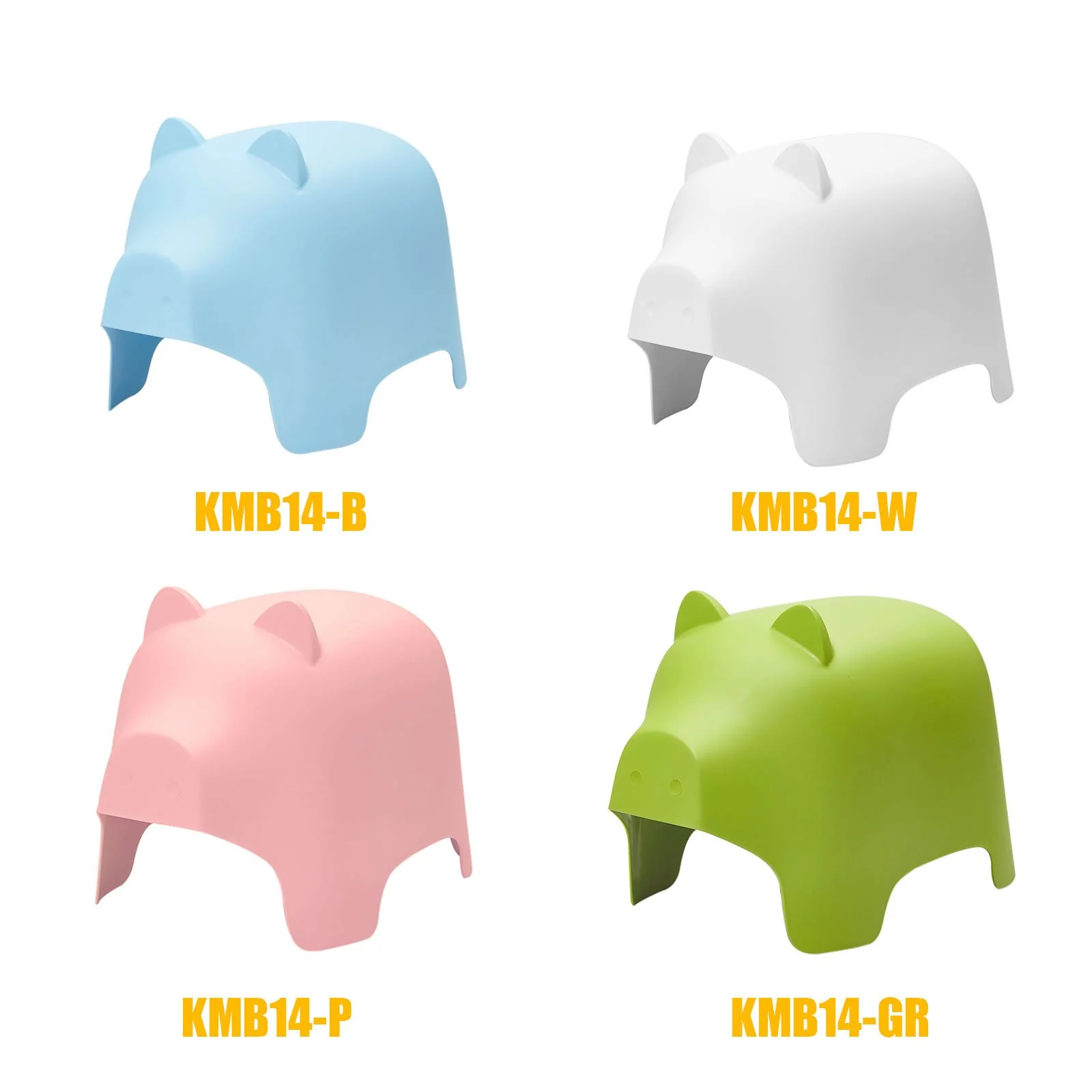 SoBuy KMB14-B Silla Infantil con diseño de Cerdo Azul - Image 4