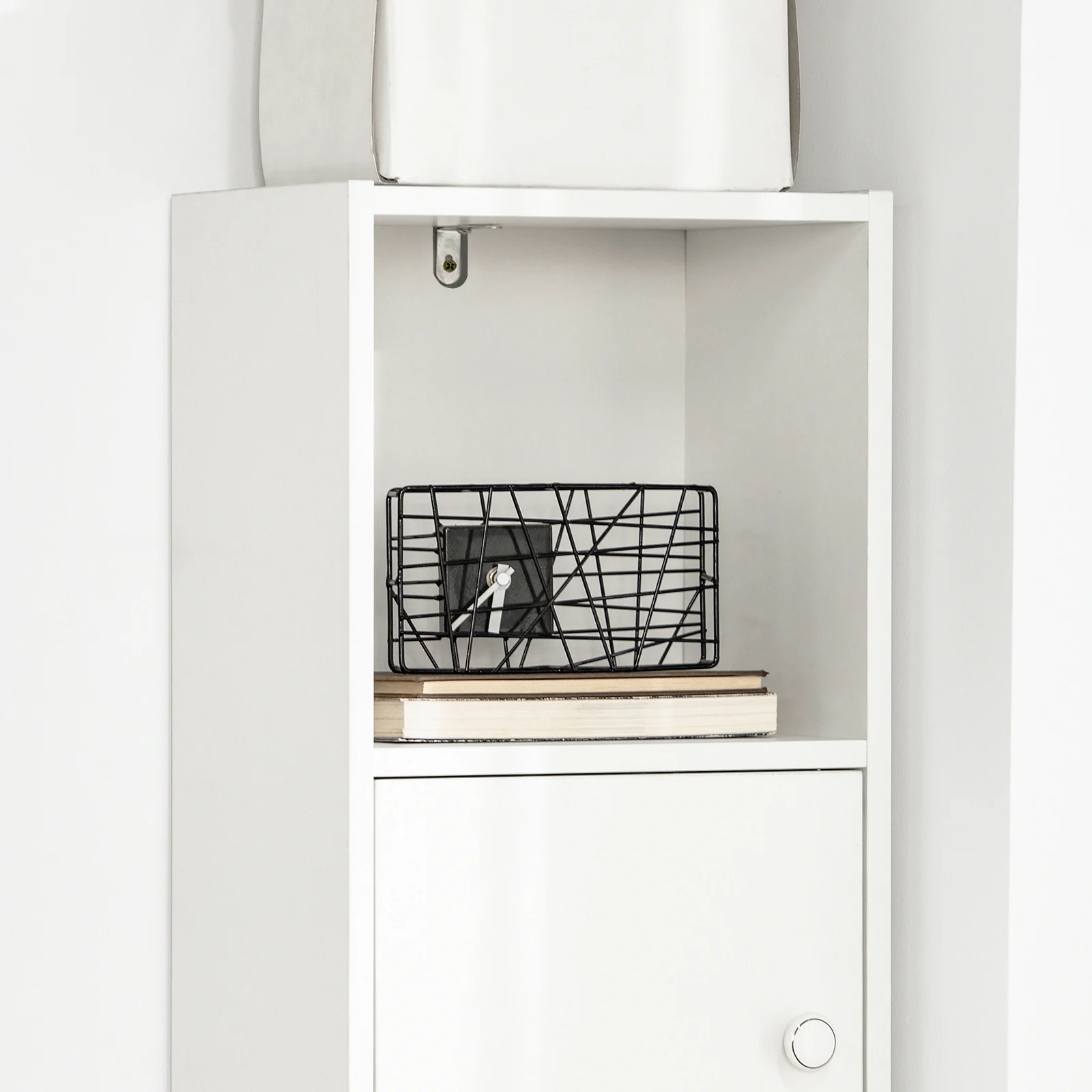 SoBuy STR10-W Armario de Baño con 2 Puertas y 2 cajones - Image 8