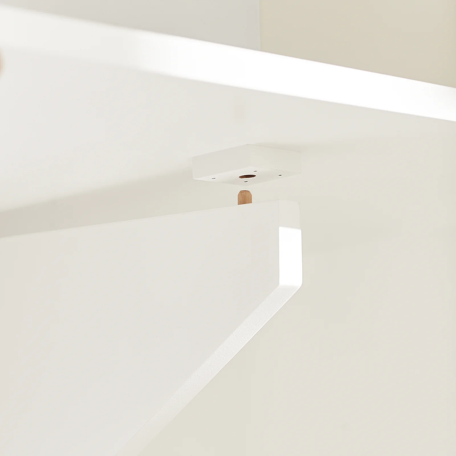 SoBuy FWT03-W Mesa plegable de Pared pequeña 60x40cm Blanco - Image 9