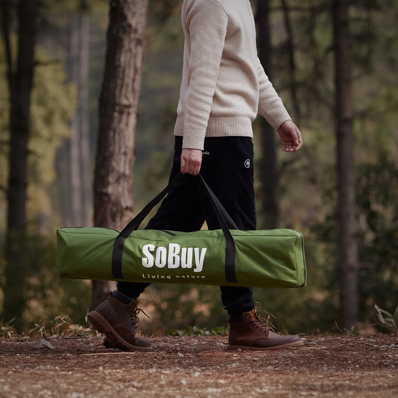 SoBuy OGS32-GR Tienda de campaña Flotante Colchon Inflable para 1 persona - Image 10