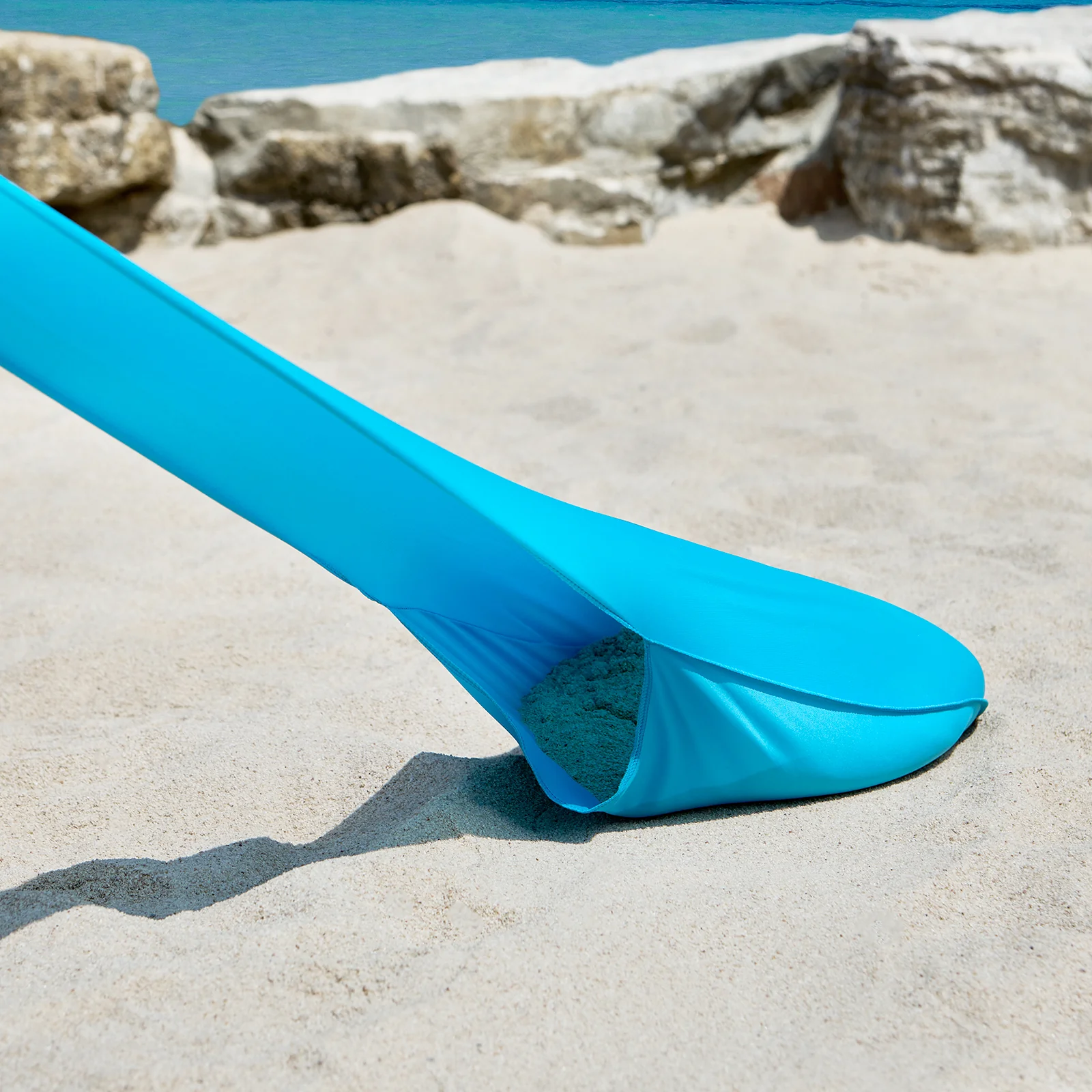 SoBuy OZT01-HB Tienda de Playa Lycra Azul claro - Image 7