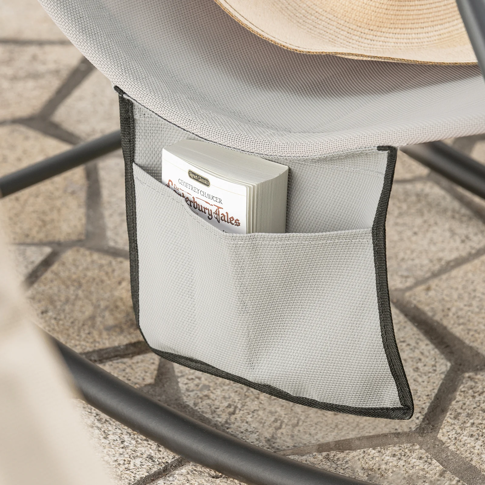 SoBuy OGS47-HG Tumbona Soporta hasta 120 kg Gris - Image 7
