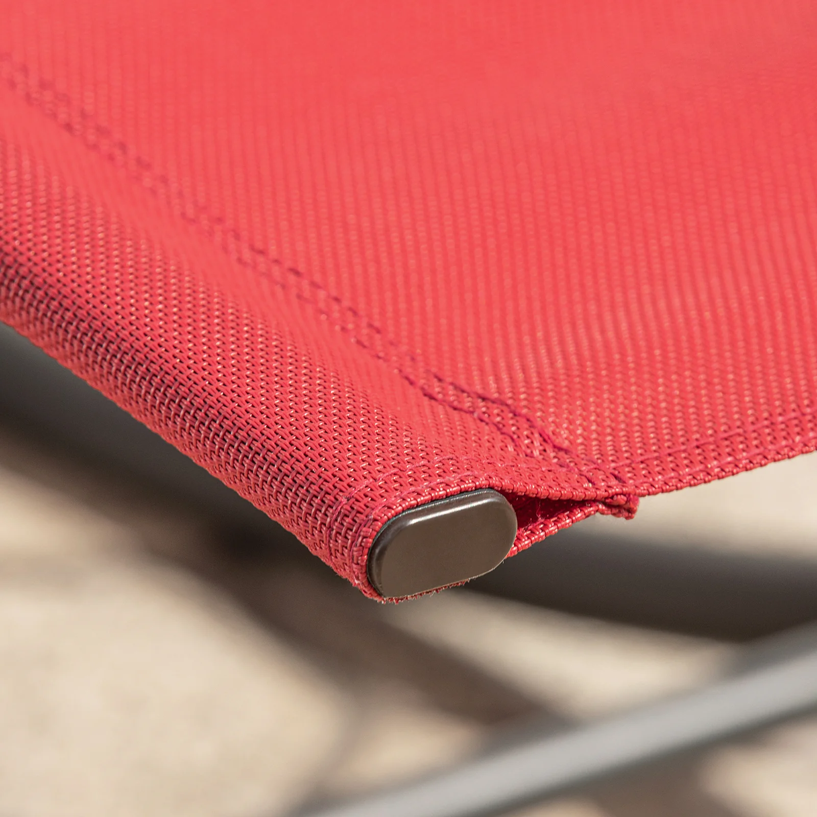 SoBuy OGS47-R Tumbona Soporta hasta 120 kg Roja - Image 9