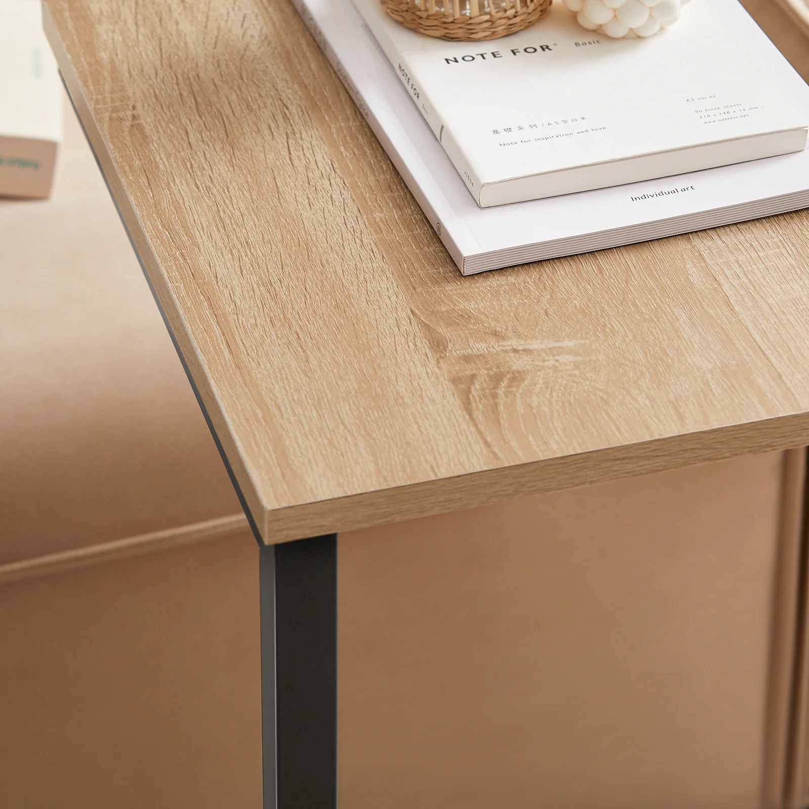 SoBuy FBT44-N Mesa Auxiliar para Sofá Madera - Image 7