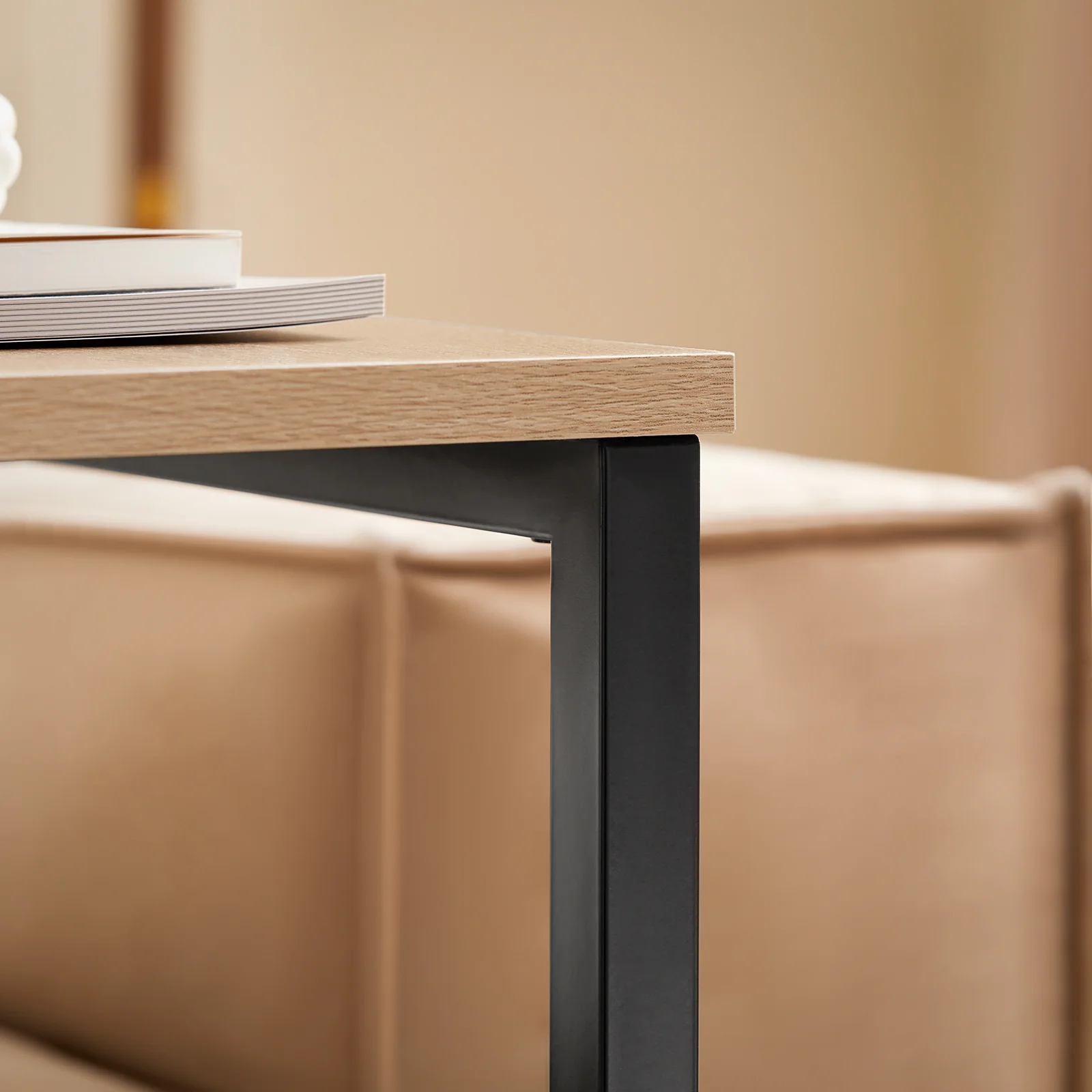 SoBuy FBT44-N Mesa Auxiliar para Sofá Madera - Image 8