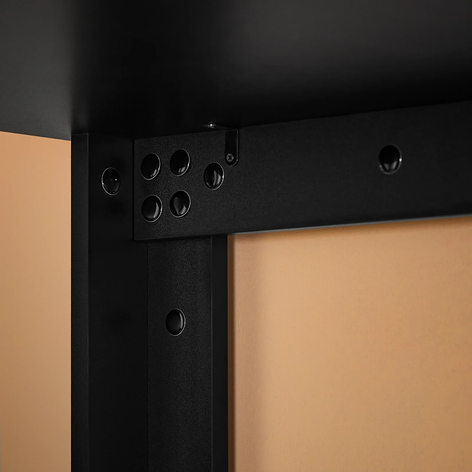 SoBuy FWT17-II-SCH Mesa de Bar Mesa Alta de Cocina con 3 Estantes Negro 112x57x106 cm - Image 8